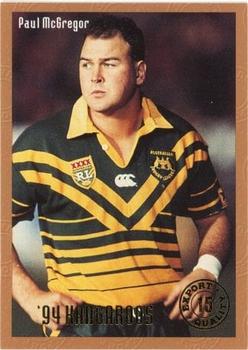 1994 Dynamic Kangaroo Heroes #15 Paul McGregor Front